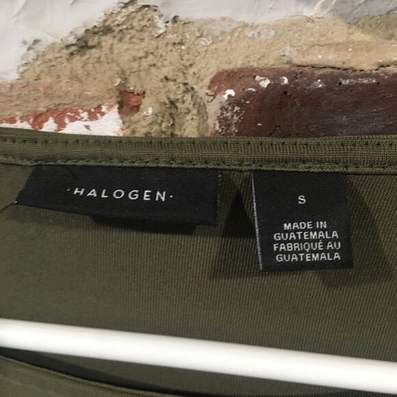 Halogen Ruched Waist Tee Sz S - Picture 3 of 8